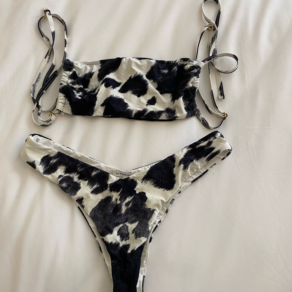 We Wore What Cowhide Bikini